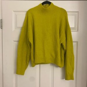 H&M Chartreuse sweater
